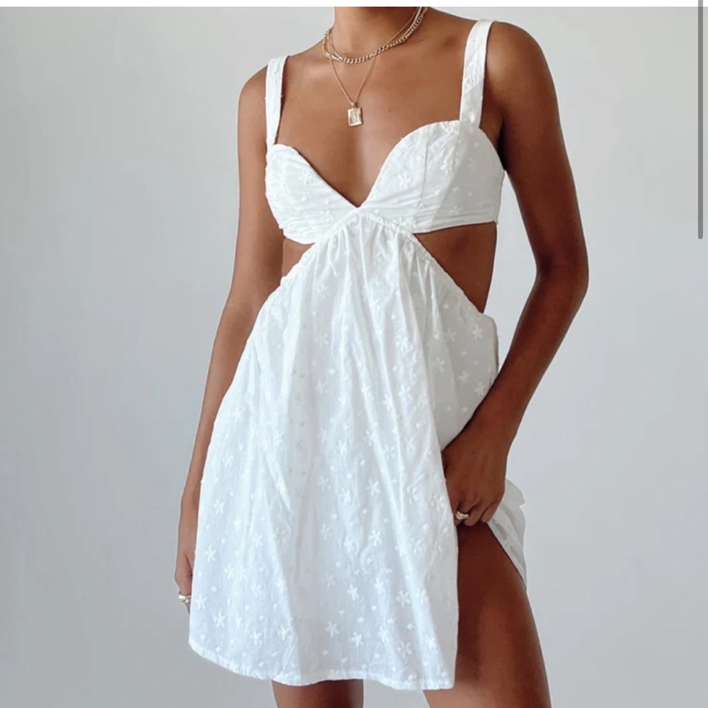 Princess Polly White Cutout Dress